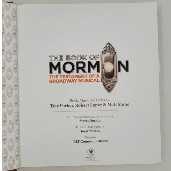 The Book of Mormon the Testament of a Broadway Musical First Edition Book - Picture 6 of 10